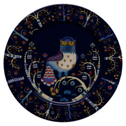 Iittala Blue Taika Plate, Dia.30cm, Blue